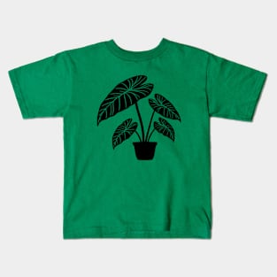 Alocasia Plant Kids T-Shirt